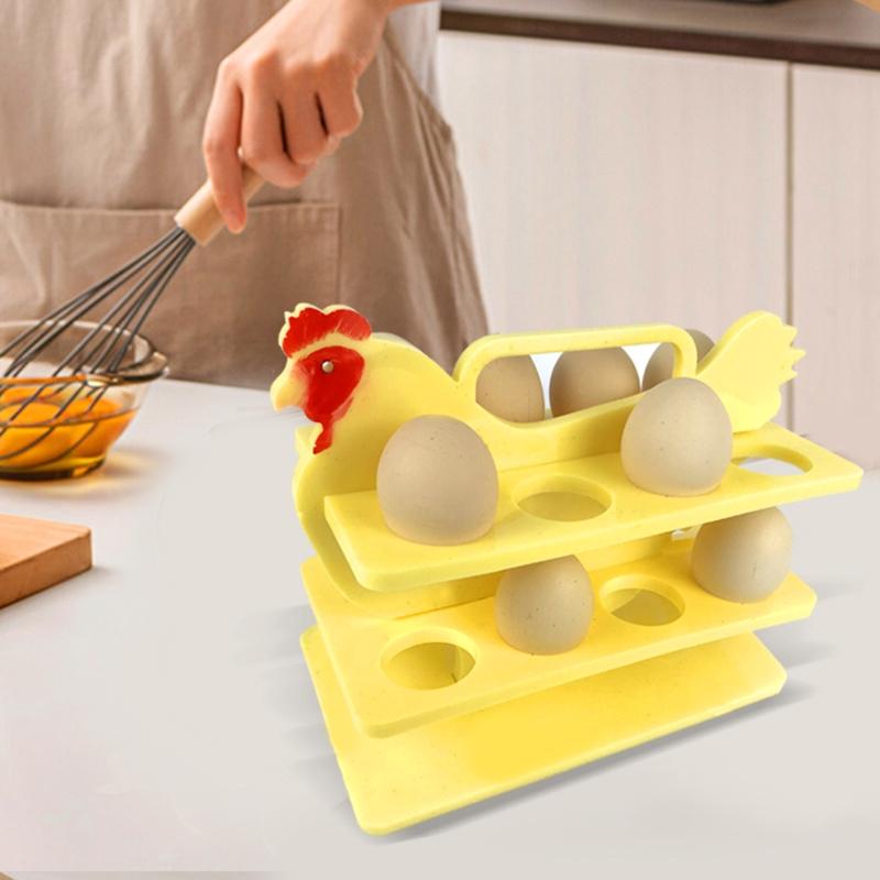 Silicone Egg Tray Storage Epoxy Casting Molds Egg Holder Resin Molds for DIY Art Resin Craft Refrigerator Kitchen