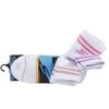 Skechers 3pk Wmns LC PB Varsity Stripe Socks, Womens white Socks