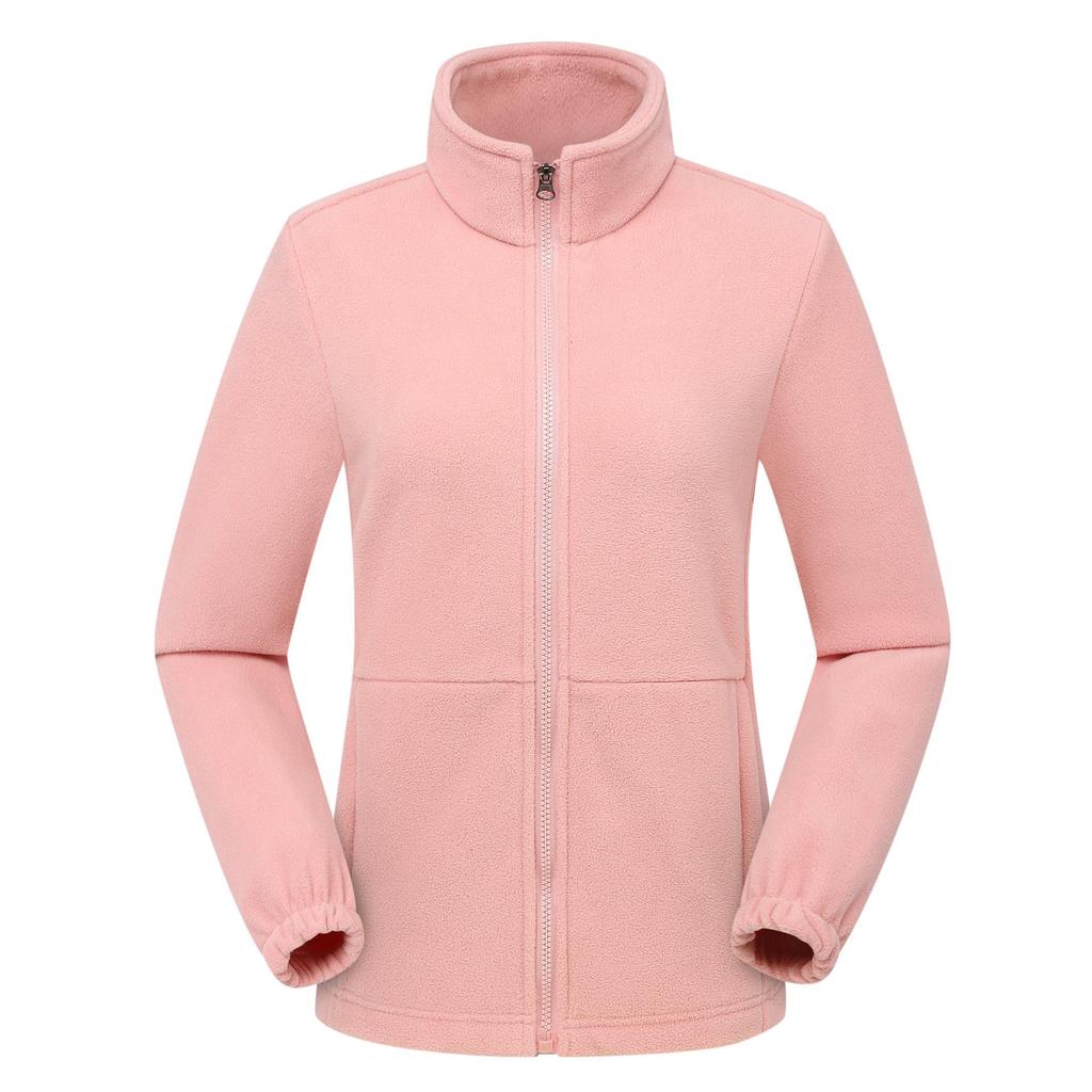Women's Fleece Jacket Polar Fleece Jacket Outdoor Jacket Spring Autumn and Winter Double-sided Thickened Sweater Cardigan