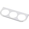 Gauge Holder,52mm/2in 3-Hole Triple Instrument Panel Shell Gauge Mounting Bracket Car Dashboard Meter Iron Holder(Silver) Gauge Bracket