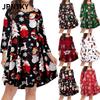 JPNTKY Moda Autunno Inverno Manica Lunga Girocollo Abiti Casual