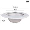 1Pcs Kitchen Sink Filter Stainless Steel Mesh Sink Strainer Filter Bathroom Sink Strainer Drain Hole Filter Trap Waste Screen