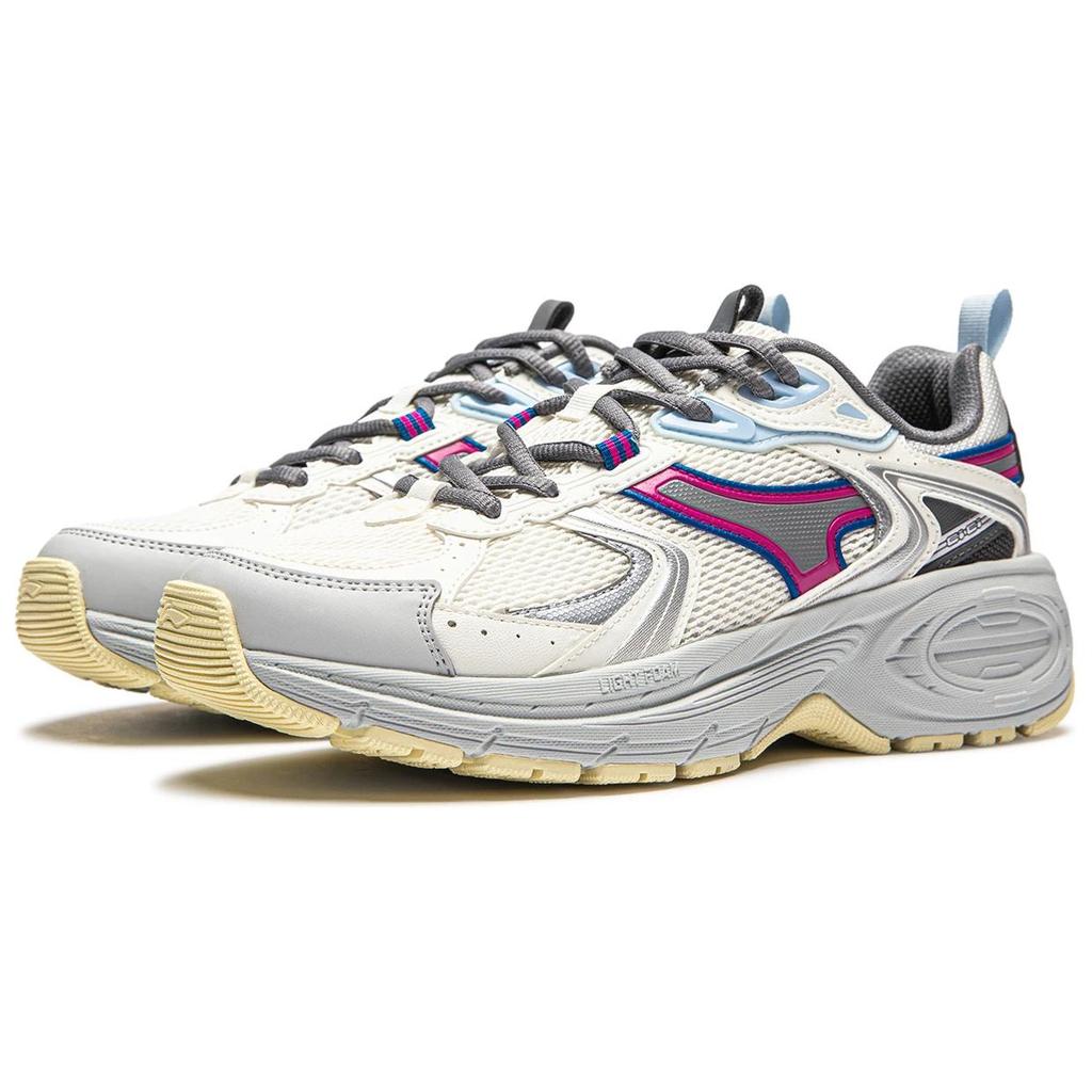 Li Ning 92 Cici V2 Pohodlné Všestranné Silná Podrážka Zvyšující Výšku Tlumící Nárazy Protiskluzové Nízké Běžecké Boty Dámské tenisky AGCU034-16