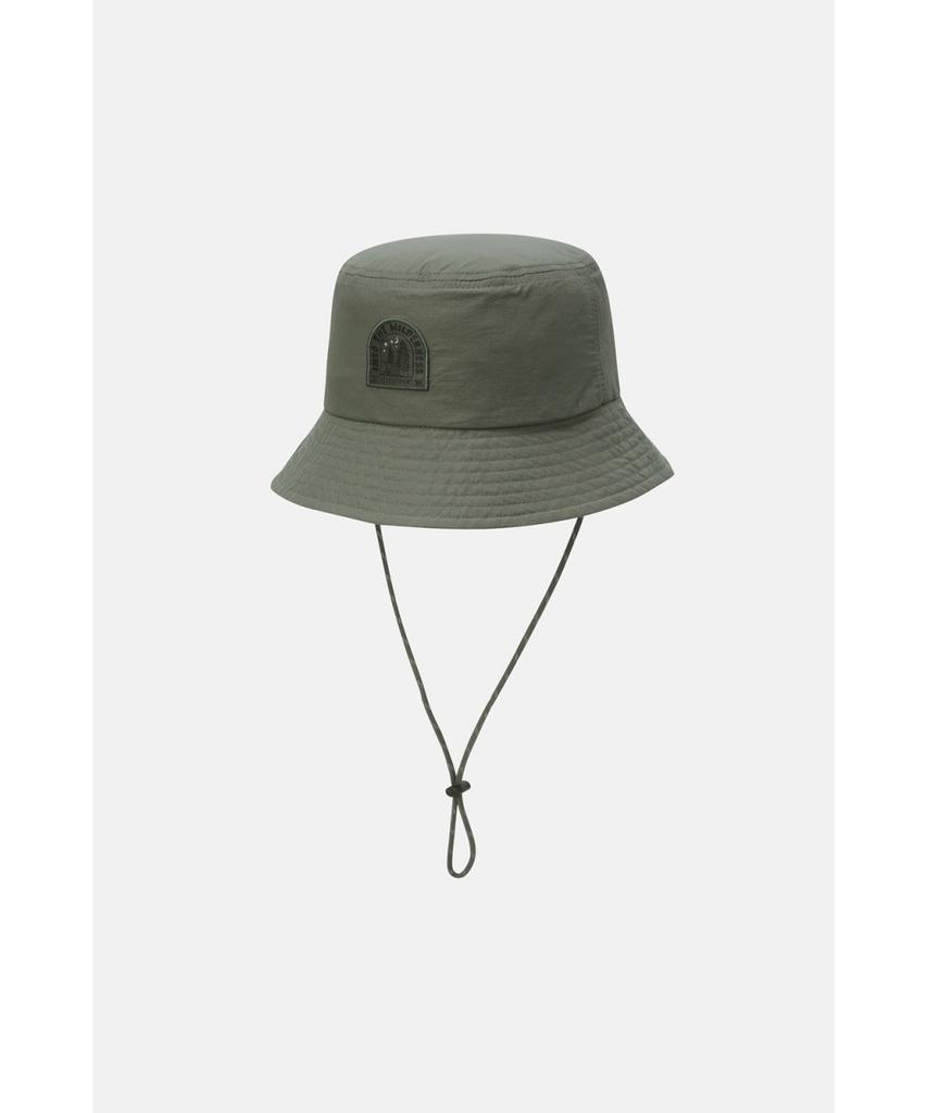 Koolongseupocheu Unisex Wappen Nylon Bucket Hat Qerfx26401Kha