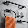 Rustproof Towel Ring Hook Stainless Steel Hand Towel Holder Towel Hanger Ring  Bathroom Storage