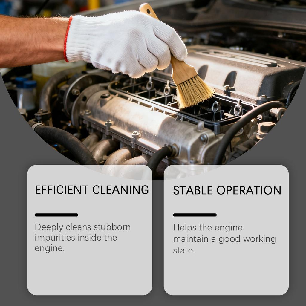 Engine Cleaner, Car Engine Carbon Deposit Cleaning And Maintenance Agent, Fuel System Cleaning Products(50ML)