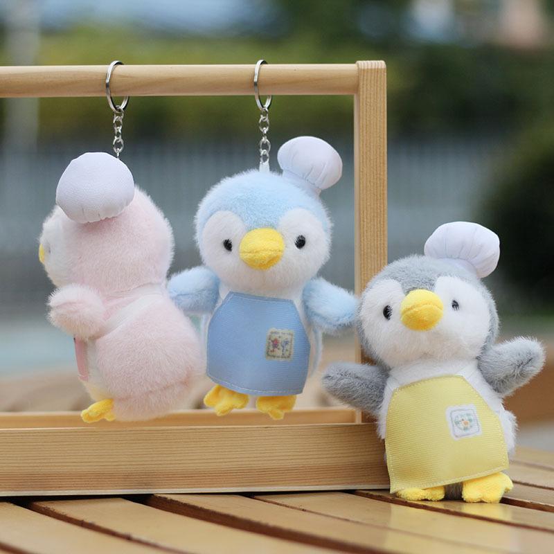 Adorable Penguin Keychain Plush Toy Bag Pendant Cute Animal Shape Soft Short Plush Material PP Cotton Filled Gift for Youth