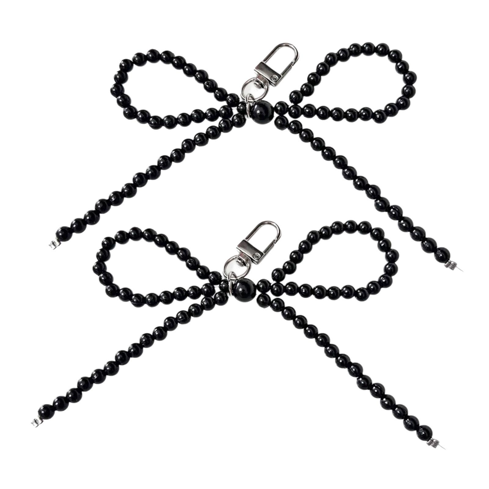 

2 шт. телефонный шнурок ремешок узел брелок жемчужный бисер телефонный брелок антипотерянный ремешок для мобильного телефона подвеска сумка