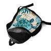 Green Sea Turtle Pattern Double Layered Backpacks for Boy and Girls Best Gifts 2D Flat Cartoon School Bag for Children