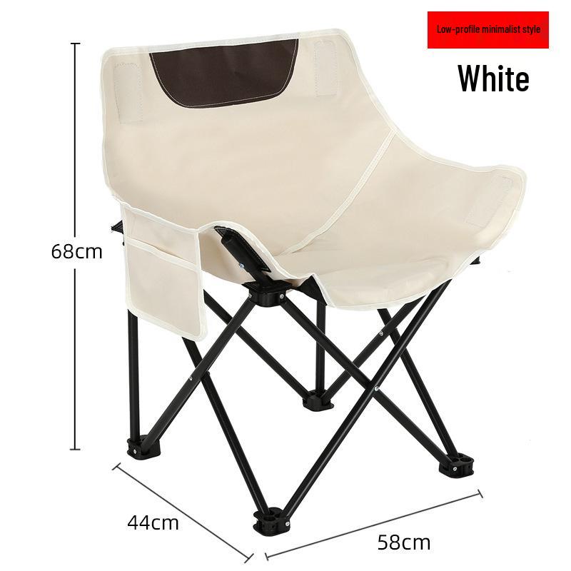 Portable High Back Outdoor Moon Chair for Camping and Beach