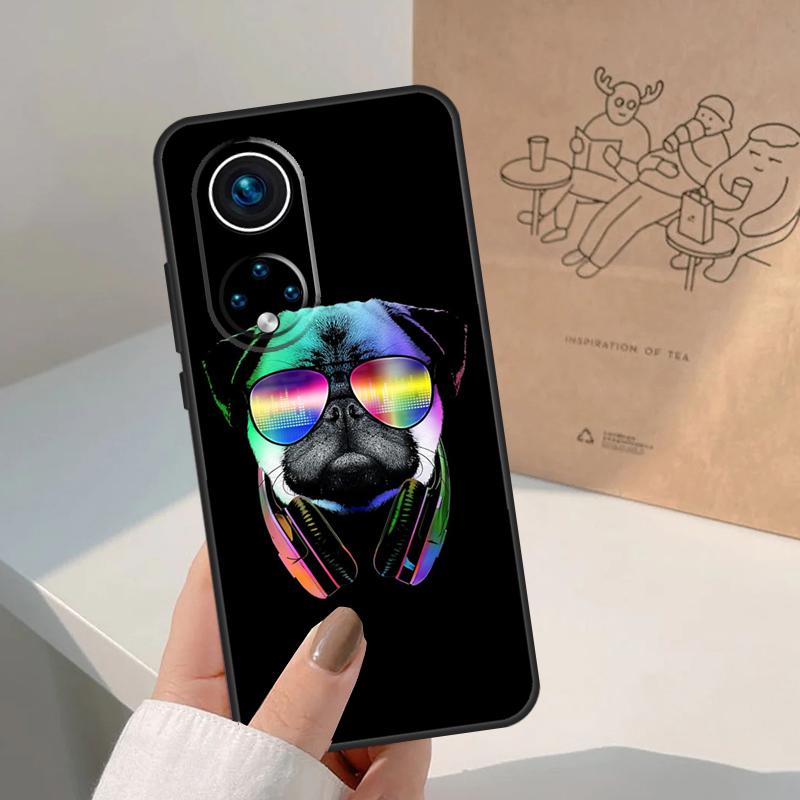 Funny Cartoon Pug For Honor Magic 8 7 6 5 Pro Case For Honor X9d X9c X9b X9a X8c X8b Win 200 400 50 70 90 Lite