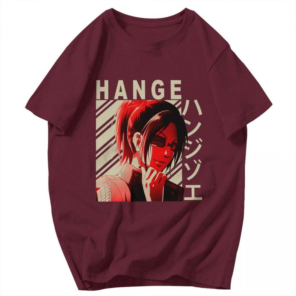 Men T Shirt Attack On Titan Anime Hange Zoe Vintage Idea Y2K Graphic Anime Unisex Clothes T Shirts