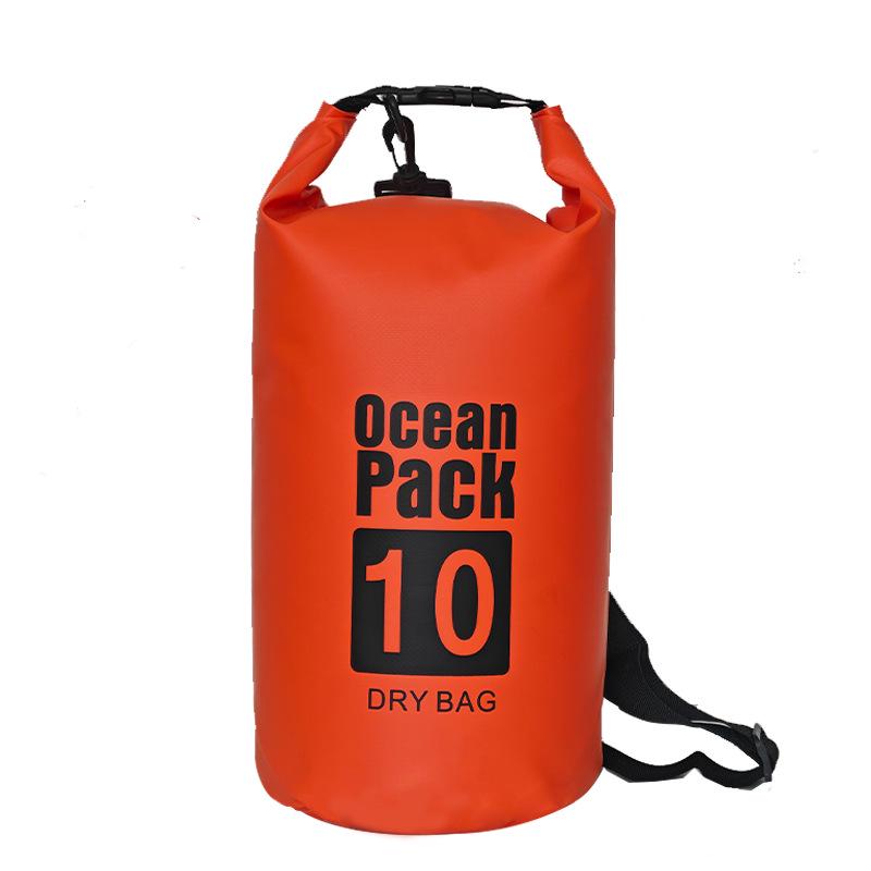 Large Capacity Waterproof PVC Backpack for Outdoor Diving, Mountaineering, and Beach Activities
