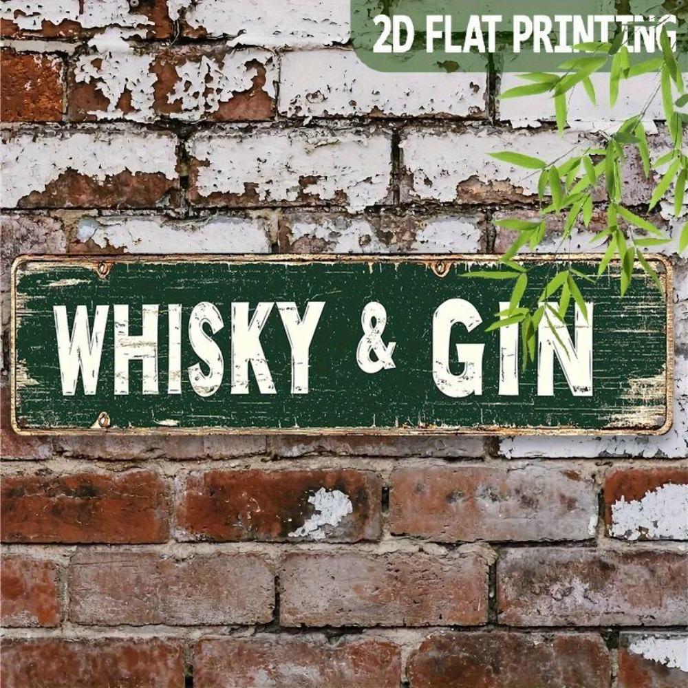 Retro Metal Wall Art for Home Office Beer Bar Decor