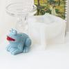 3D Cartoon Frog Silicone Candle Mold DIY Animal Frog Toad Aromatherapy Plaster Mold Crafts Resin Casting Home Decor