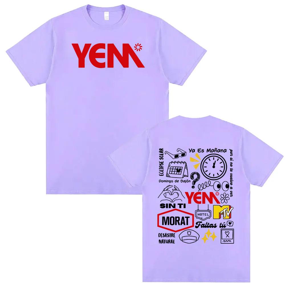 Band Morat Asuntos Pendientes Album Printed T Shirt Unisexs Hip Hop Pop Music Tshirts Oversized High Quality Tee Shirt Streetwear