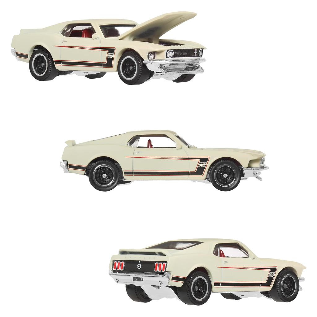 Matchbox Mattel 80. výročí 4-balení Hračka s vozidly Mini auta (4 Auta) pro děti od 3 let, víceúčelový, JHB37