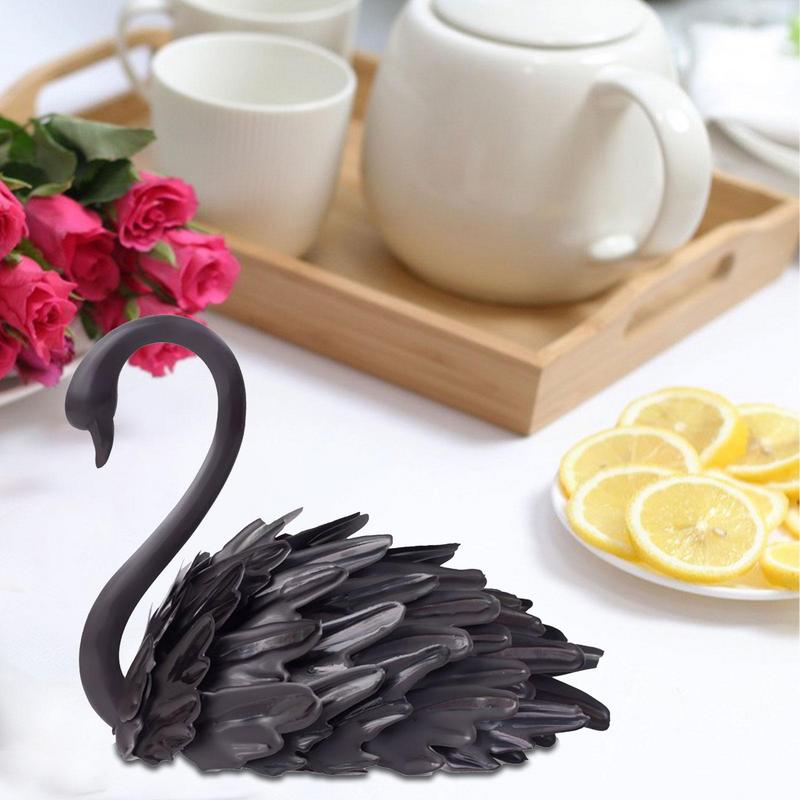 DIY Swan Neck Silicone Mold Swan Feather Wings Fondant Chocolate Cake Mould 3D Clay Plaster Mold Cake Decorating Kitchen Tool
