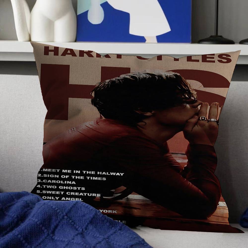Singer H-Harrys S-Styles Cushion Cover Pillow Cover Decor Pillowcase Printed Cushion Case For Couch