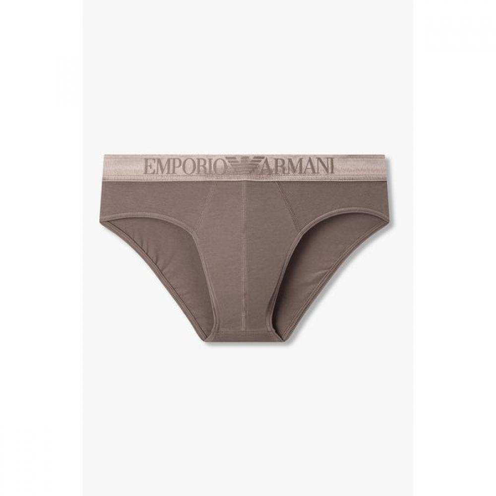 Emporio Armani Men S gloSSy Banding Cotton Brief 0816111043 S(95)