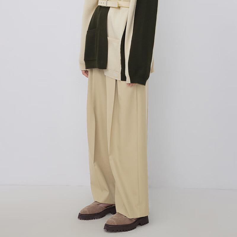 

LESS 2023 Autumn Merino Wool Straight-Leg Trousers M