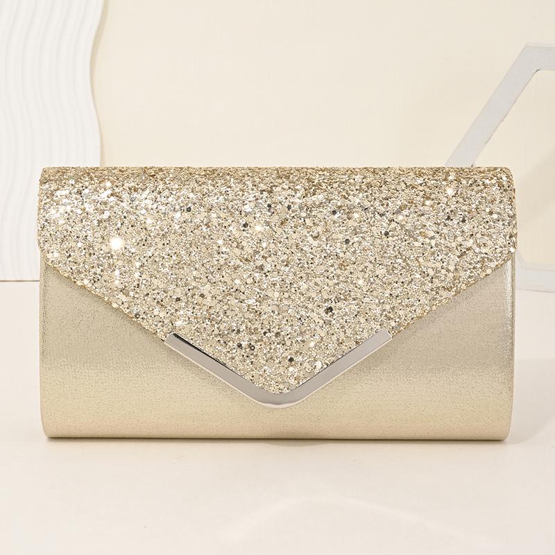2025 Sequin Evening Makeup Clutch - Shiny Color