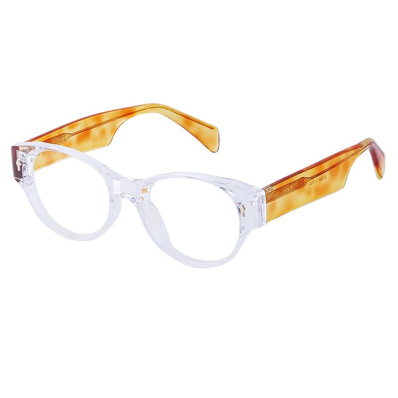 Cat'S Eye Propionic Acid Ferrule Glasses Frame Women Can Match Myopia Optical Frames Men'S Glasses