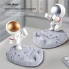 Astronaut Figurine Phone Holder: Creative Plastic Desktop Decor & Gift