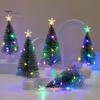 3Pcs LED Christmas Tree Eye-catching Durable Colorful Luminous Christmas Tree Ornament for Home Festive Decoration