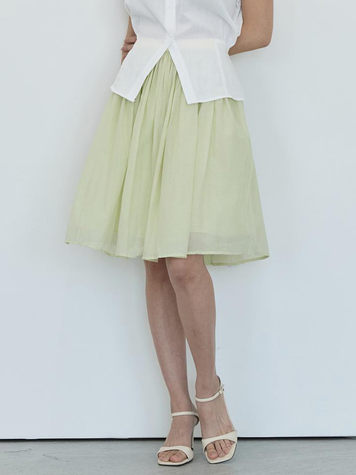 PAIGEFLYNN Shearling Banding Skirt_S6Bsk007C