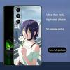 Chainsaw Man Reze For Samsung Galaxy S25 S24 S23 Ultra S22 S21 Plus S20 Black Soft Silicone Protective Case