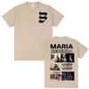Singer Maria Becerra La Nena De Argentina Graphic T Shirts Men Women Clothing T Shirt 100 Cotton 90s Summer Tshirt Streetwear
