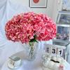 Elegant Hydrangea Artificial Flower Set With Silk Fabric For Home Decor And Wedding Arrangements