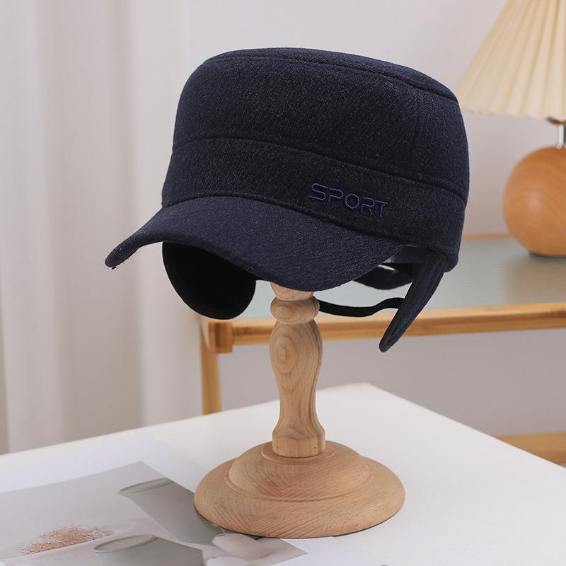 Korean Style Fashion Trend Baseball Hat Men's New Autumn and Winter Outdoor Warm Baseball Cap Retro