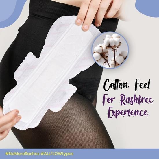 PINQ POLKA Gorący Róż Podpaski Higieniczne 40 Szt. | Jak Widać W Shark Tank| Bawełniane Uczucie Bez Podrażnień | Ochrona Przed Przeciekaniem| Podpaski z Boczkiem dla kobiet