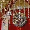 Elegant 10 Piece Christmas Tree Decoration Set With Acrylic Pearl Ornaments And Snowflakes