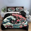 Zen Koi Trio Artwork Design Exquisite Three-Piece Bedding Set Gift For Kids And Adults