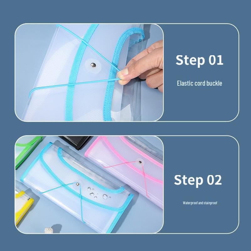 Colored Edge 13-Layer Accordion B6 Bill and Invoice Organizer