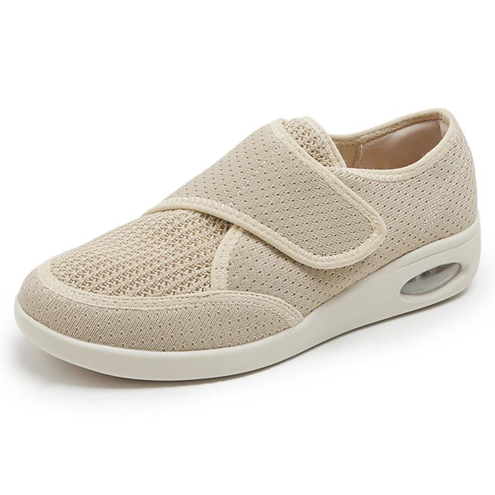 2025 Diabetikerschuhe Weite verstellbar Geschwollene Füße Gehen Rutschfest Orthopädische Schuhe für Arthritis Plantarfasziitis Hammerzehe 39 khaki