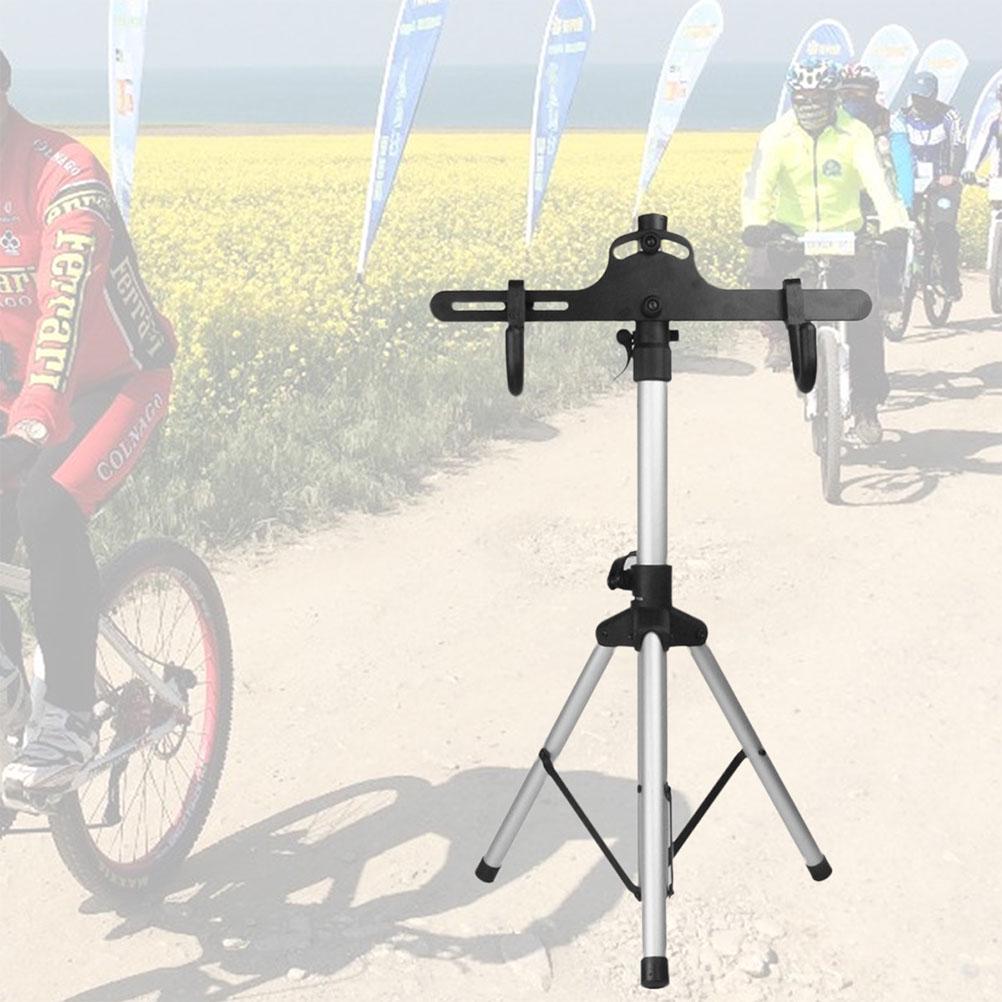 Buy Folding Telescopic Mountain Bike Maintenance Stand Rack Three ...
