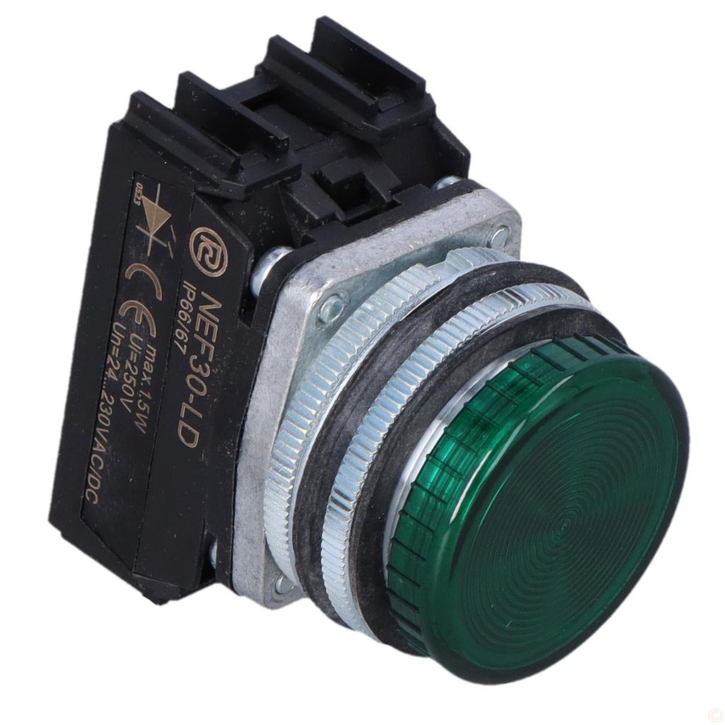 Lamp NEF30LD/24V-230V Green W0-LDU1-NEF30LD Z