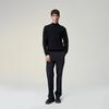 Jack & Jones Men's Solid Semi-High Collar Wool Pullover