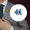 Goldfish Design Brooch Trendy Fish Pendant Lapel Pin Accessory Metal Enamel Detailing Clothing Accessories
