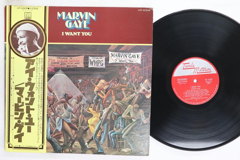 

LP Record MARVIN GAYE I Want You VIP6309 MOTOWN 1976 Japan Obi SoulFunk Used