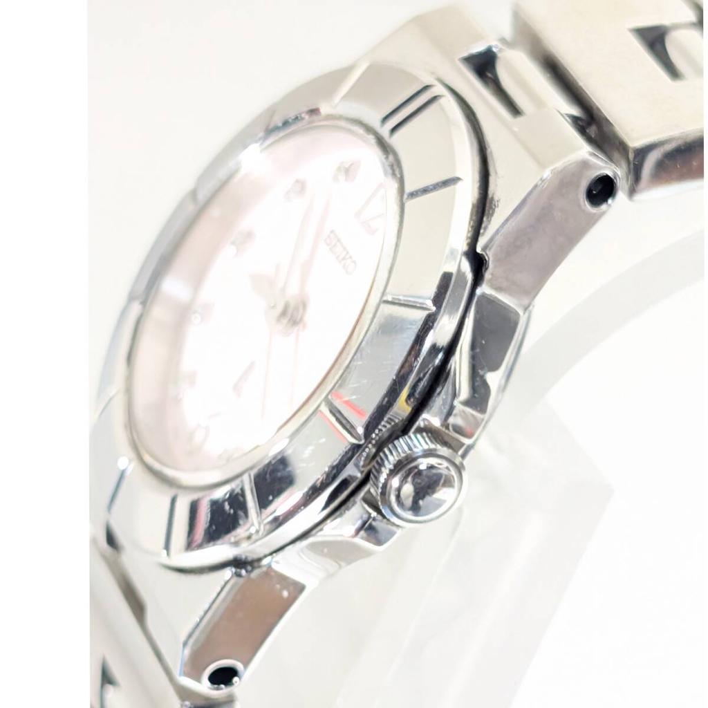 SEIKO Lukia Battery Working 10-Diamond Ladies' Watch, Replaced, Condition, M-99