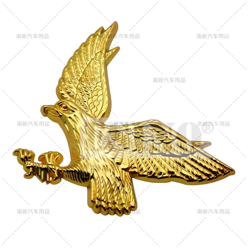 3D Flying Male Eagle Car Trunk Zinc Alloy Adhesive Badge Emblem Car Rear Body Tailgate Accessories Adhesive Styling Badge