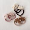 1 Pair Adorable Cartoon Baby Hair Clips Plush Hair Ties Gentle Barrettes Secure Hold For 0 to 2 Year Old Girls Infants