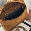 Winter Designer Feminine Bag with Matte Suede Belt Buckle Versatile Shoulder Bag Female Displacement Work Bag