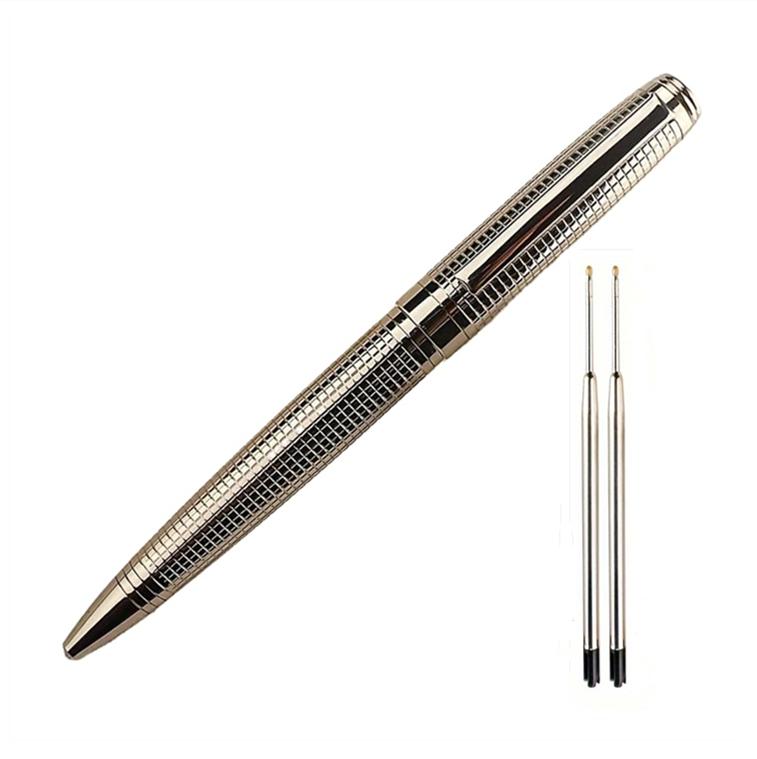 Luxuriöser, hochwertiger 1,0-mm-Metall-Kugelschreiber, geeignet für das tägliche Schreiben im Büro und als Unterschriftenstift, geeignet für Geschäftsleute