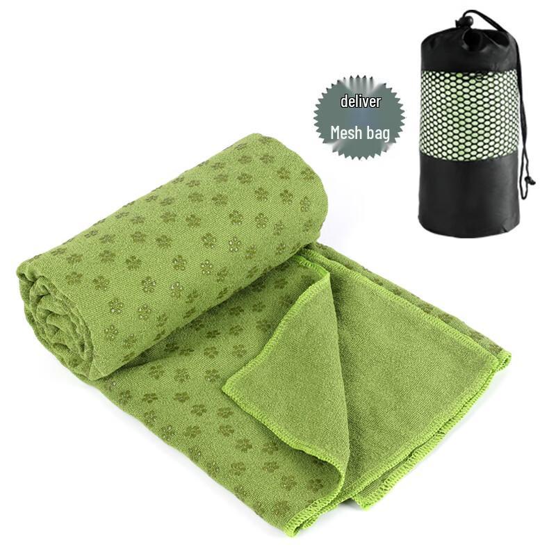 LISM Thickened Plum Dot Yoga Towel